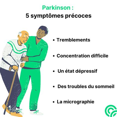 syndrome de parkinson symptomes